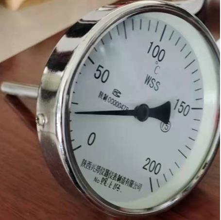 雙金屬溫度計，WSS-301-401-501,1.5級，0-500℃